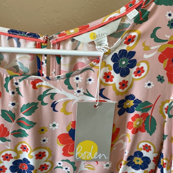 Boden Floral Midi Dress - Multicolor - Picture 5 of 8